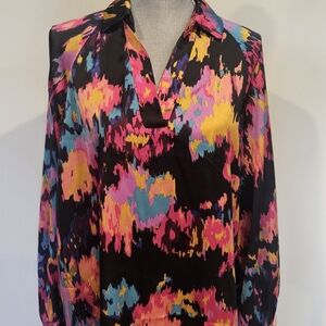 Vibrant Abstract Women's Blouse